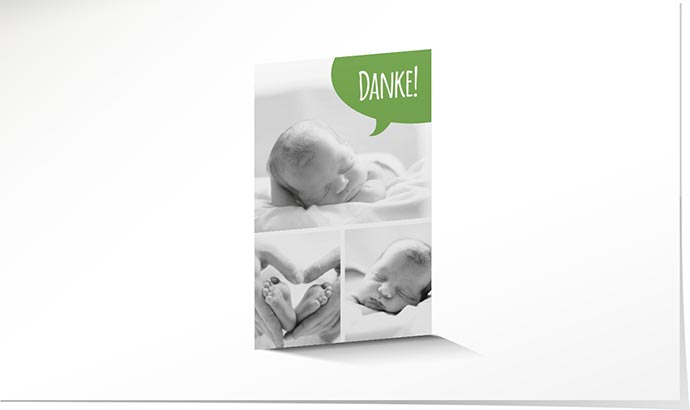 Dankeskarte Geburt 802 Dankeskarte Geburt