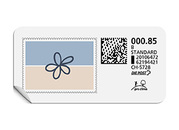 B-Post-Briefmarke 808