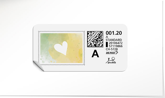A-Post-Briefmarke 809 Briefmarke