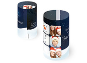 Weihnachtskarte Windlicht 812