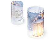 Weihnachtskarte Windlicht 816
