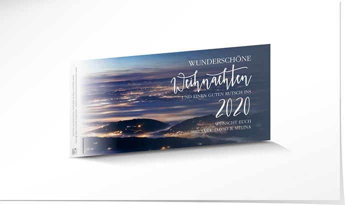 Weihnachtskarte Windlicht 817 