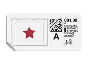A-Post-Briefmarke 821