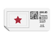 B-Post-Briefmarke 821