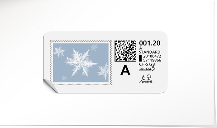 A-Post-Briefmarke 825 Briefmarke