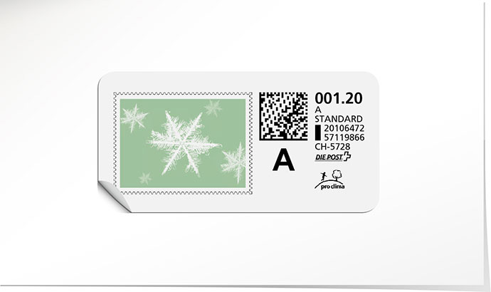 A-Post-Briefmarke 825 Briefmarke