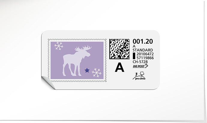 A-Post-Briefmarke 827 Briefmarke