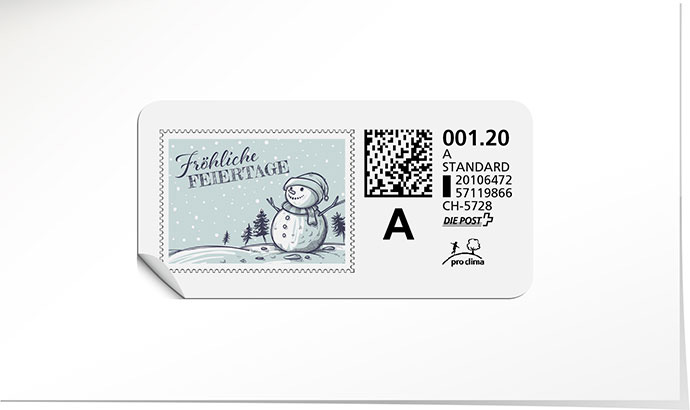 A-Post-Briefmarke 828 Briefmarke