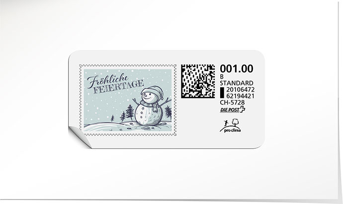 B-Post-Briefmarke 828 Briefmarke