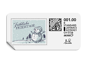 B-Post-Briefmarke 828