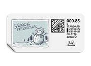 B-Post-Briefmarke 828