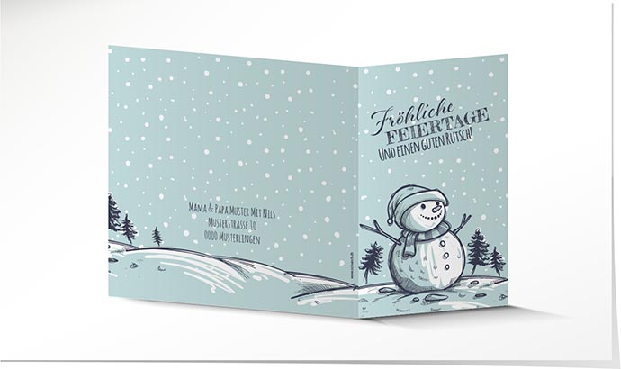 Weihnachtskarte 828 Weihnachtskarte