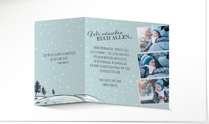 Weihnachtskarte 828 Weihnachtskarte