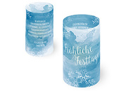 Weihnachtskarte Windlicht 830