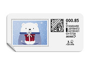 B-Post-Briefmarke 832