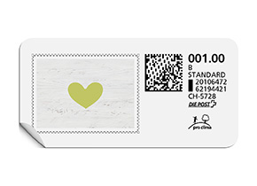 B-Post-Briefmarke 833