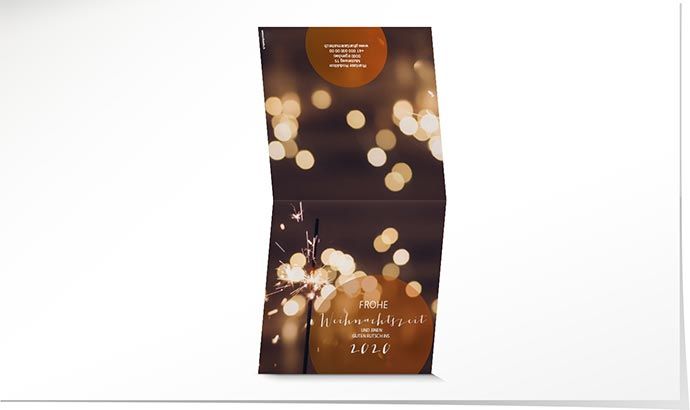 Weihnachtskarte 844 