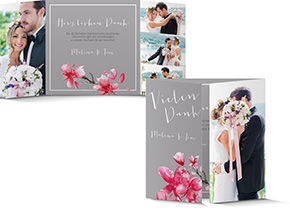 Dankeskarte Hochzeit 848