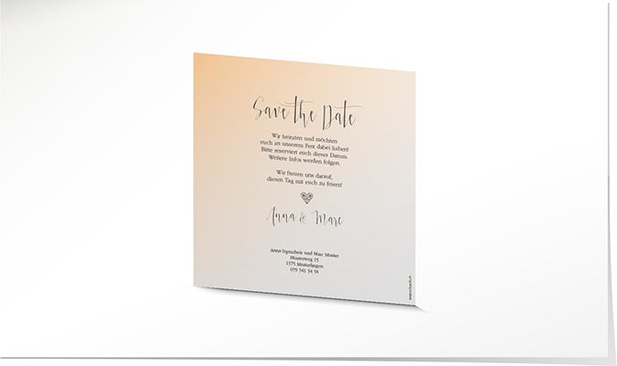 Save the Date Karte 850 Save the Date Hochzeit