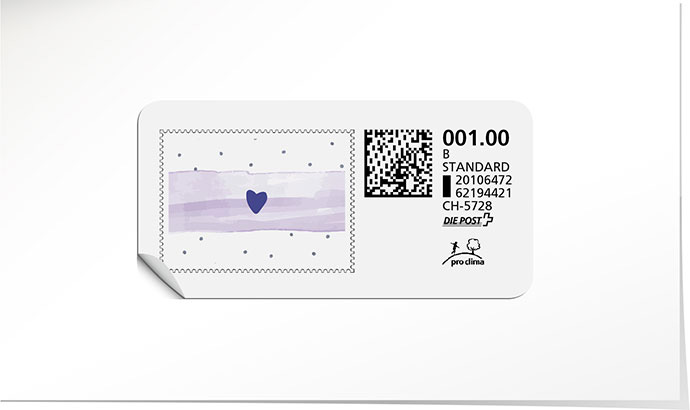 B-Post-Briefmarke 854 
