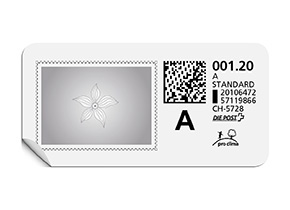 A-Post-Briefmarke 855