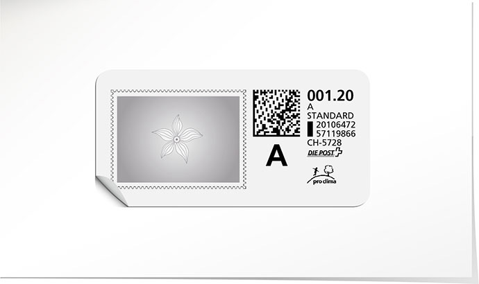 A-Post-Briefmarke 855 