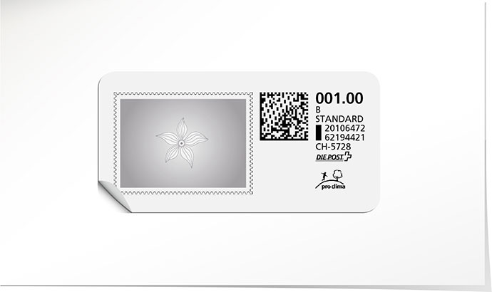 B-Post-Briefmarke 855 