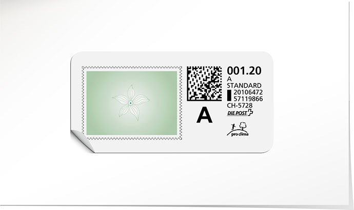 A-Post-Briefmarke 855 