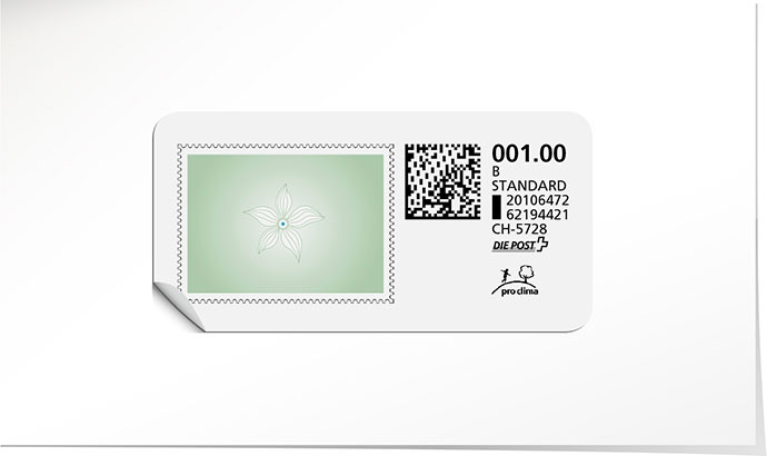 B-Post-Briefmarke 855 