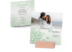 Menükarte Hochzeit 857