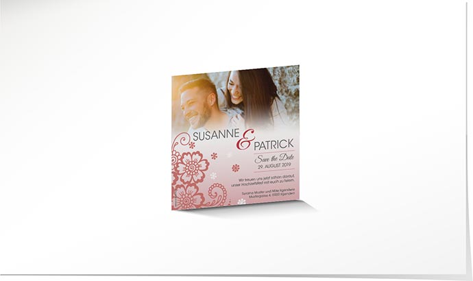 Save the Date Magnetkarte 857 Save the Date Magnetkarte