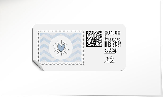 B-Post-Briefmarke 858 