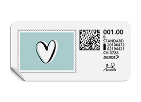 B-Post-Briefmarke 860