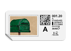 A-Post-Briefmarke 865 cactus green