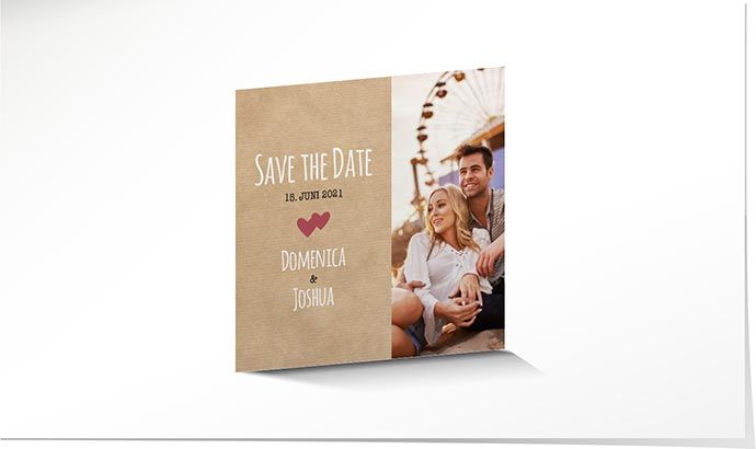 Save the Date Karte 866 Save the Date Hochzeit