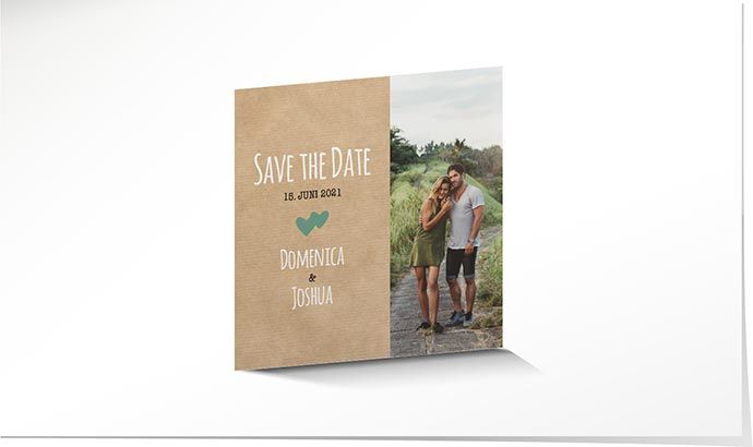 Save the Date Karte 866 Save the Date Hochzeit