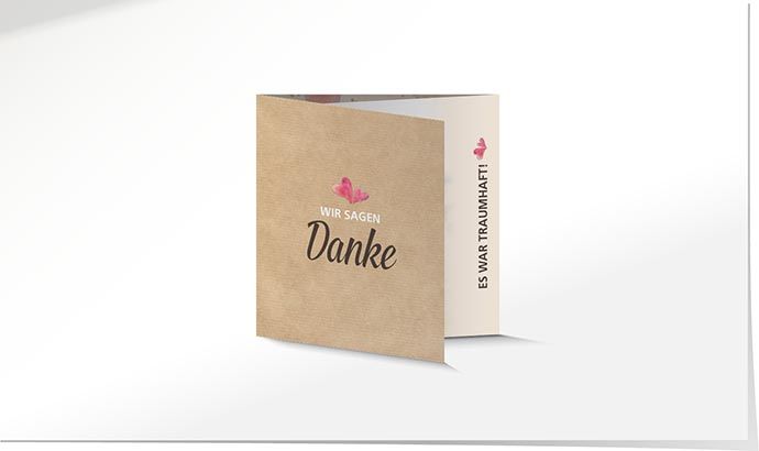 Dankeskarte Hochzeit 869 Dankeskarte Hochzeit