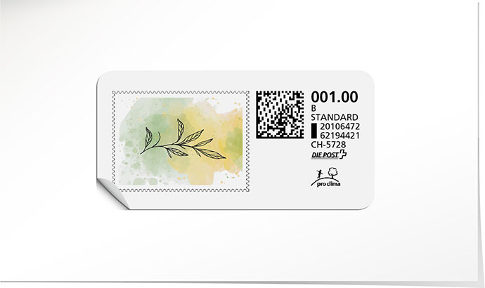 B-Post-Briefmarke 870 no bleach