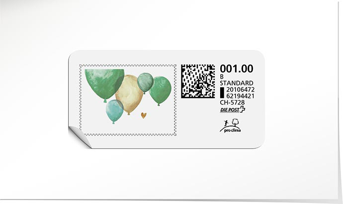 B-Post-Briefmarke 875 türkis