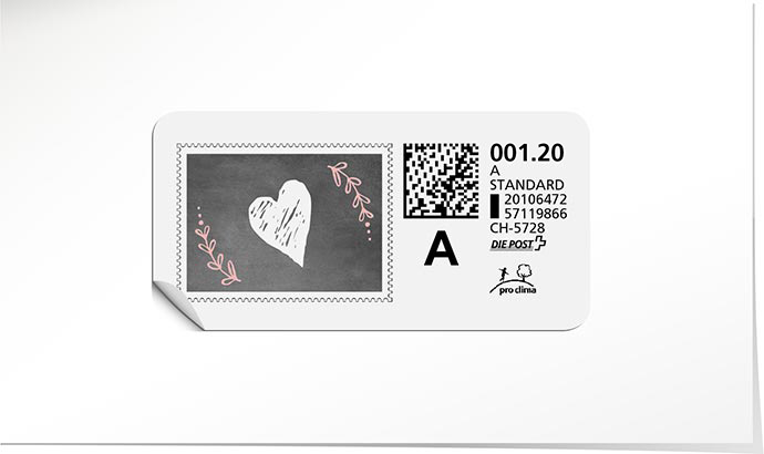 A-Post-Briefmarke 879 rosa