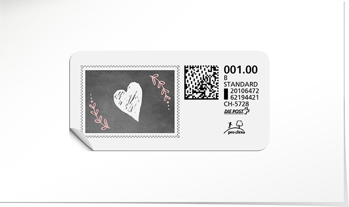 B-Post-Briefmarke 879 rosa