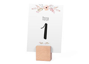 Tischnummer Hochzeit 882