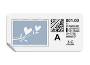 A-Post-Briefmarke 883