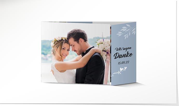 Dankeskarte Hochzeit 883 Dankeskarte Hochzeit