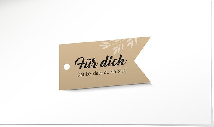 Geschenkanhänger 883 Geschenkanhänger Hochzeit