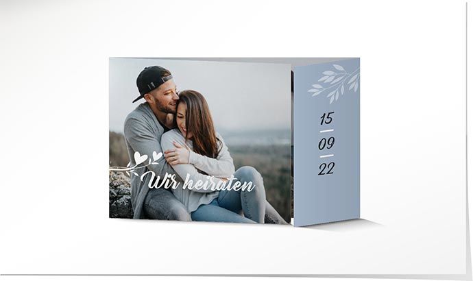 Hochzeitseinladung 883 Hochzeitskarte