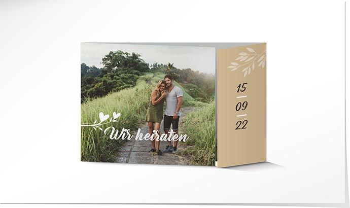 Hochzeitseinladung 883 Hochzeitskarte