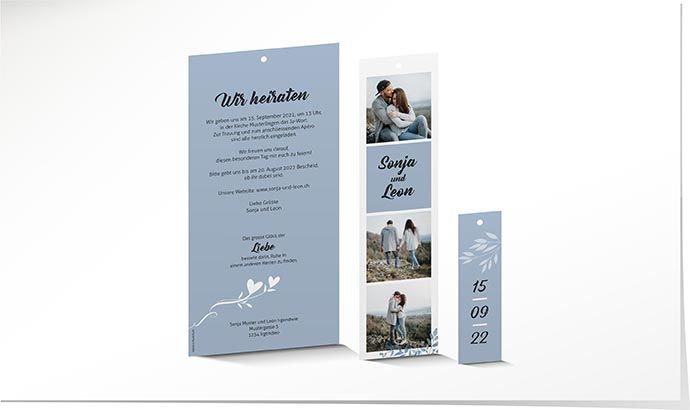 Hochzeitseinladung 883 Hochzeitskarte