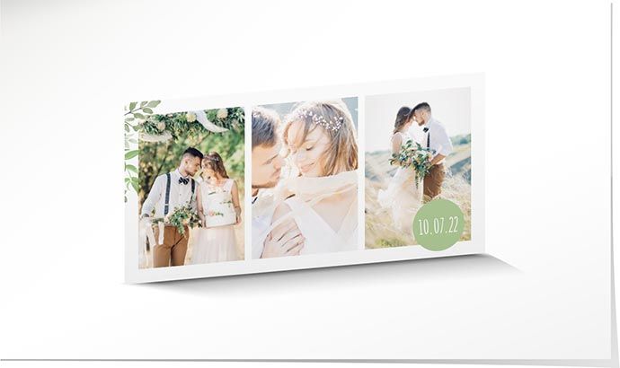 Dankeskarte Hochzeit 884B Dankeskarte Hochzeit