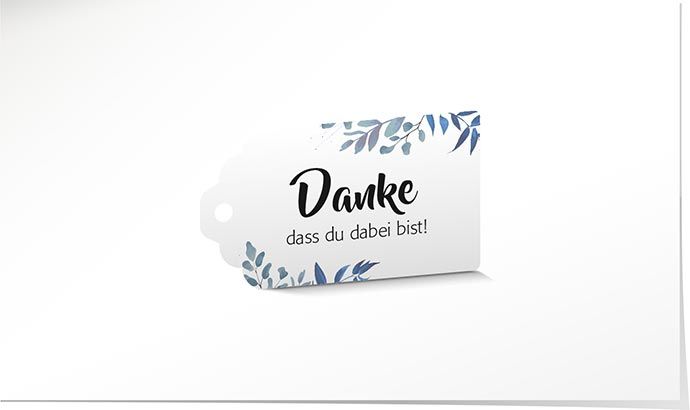 Geschenkanhänger 884 Geschenkanhänger Hochzeit